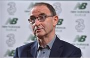 21 July 2017; Republic of Ireland manager Martin O'Neill in attendance at the FAI Cup Draw & Press Conference at Springhill Court Conference, Leisure and Spa Hotel in Kilkenny. Photo by Matt Browne/Sportsfile