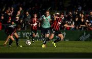 21 July 2017; Ronan Curtis of Derry City in action against Jamie Doyle of Bohemians during the SSE Airtricity League Premier Division match between Bohemians and Derry City at Dalymount Park in Dublin. Photo by Sam Barnes/Sportsfile