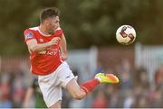 21 July 2017; Killian Brennan of St Patrick's Athletic during the SSE Airtricity League Premier Division match between St Patrick's Athletic and Bray Wanderers at Richmond Park in Dublin. Photo by Piaras Ó Mídheach/Sportsfile