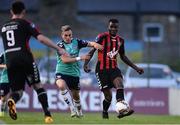 21 July 2017; Ismahil Akinade of Bohemians in action against Aaron McEneff of Derry City during the SSE Airtricity League Premier Division match between Bohemians and Derry City at Dalymount Park in Dublin. Photo by Sam Barnes/Sportsfile