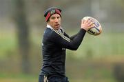 22 March 2012; Munster's Tomas O'Leary in action during squad training ahead of their Celtic League game against Connacht on Saturday. Munster Rugby Squad Training, CIT, Bishopstown, Cork. Picture credit: Diarmuid Greene / SPORTSFILE