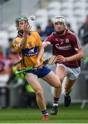 22 July 2017; Riain Considine of Clare in action against Darren Morrissey of Galway during the Electric Ireland GAA Hurling All-Ireland Minor Championship Quarter-Final between Clare and Galway at Páirc Uí Chaoimh in  Cork. Photo by Ray McManus/Sportsfile