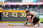 22 July 2017; Paul Keogan of Ireland competing in the Men's 400m, T37, Heat during the 2017 Para Athletics World Championships at the Olympic Stadium in London. Photo by Luc Percival/Sportsfile