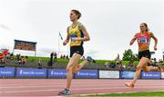 22 July 2017; Ciara Mageean of UCD AC, Co Dublin, left, competing in the Women's 800m during the Irish Life Health National Senior Track & Field Championships – Day 1 at Morton Stadium in Santry, Co. Dublin. Photo by Sam Barnes/Sportsfile