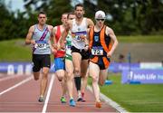 22 July 2017; David Coyle of Sli Cualann AC, Co Wicklow, leads the field whilst competing in the Men's 800m during the Irish Life Health National Senior Track & Field Championships – Day 1 at Morton Stadium in Santry, Co. Dublin. Photo by Sam Barnes/Sportsfile