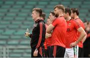 22 July 2017; Mayo's Aidan O'Shea, centre, and Cillian O'Connor, left, before the GAA Football All-Ireland Senior Championship Round 4A match between Cork and Mayo at Gaelic Grounds in Co. Limerick. Photo by Piaras Ó Mídheach/Sportsfile