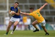 22 July 2017; Michael Foley of Kerry in action against James Mitchell of Leitrim during the GAA Football All-Ireland Junior Championship Semi-Final match between Kerry and Leitrim at Gaelic Grounds in Co. Limerick. Photo by Piaras Ó Mídheach/Sportsfile