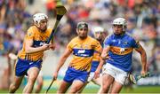 22 July 2017; Patrick Maher of Tipperary in action against Conor Cleary of Clare during the GAA Hurling All-Ireland Senior Championship Quarter-Final match between Clare and Tipperary at Páirc Uí Chaoimh in Co. Cork. Photo by Cody Glenn/Sportsfile