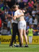 22 July 2017; Tipperary manager Michael Ryan congratulates team captain Padraic Maher after the GAA Hurling All-Ireland Senior Championship Quarter-Final match between Clare and Tipperary at Páirc Uí Chaoimh in Cork. Photo by Ray McManus/Sportsfile