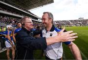 22 July 2017; Tipperary manager Michael Ryan with selector Conor Stakelum following the GAA Hurling All-Ireland Senior Championship Quarter-Final match between Clare and Tipperary at Páirc Uí Chaoimh in Cork. Photo by Stephen McCarthy/Sportsfile