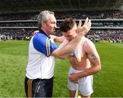 22 July 2017; Tipperary manager Michael Ryan and Padraic Maher following the GAA Hurling All-Ireland Senior Championship Quarter-Final match between Clare and Tipperary at Páirc Uí Chaoimh in Cork. Photo by Stephen McCarthy/Sportsfile