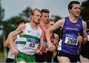22 July 2017; Sean Tobin of Clonmel AC, Co Tipperary, competing in the Men's 1500m during the Irish Life Health National Senior Track & Field Championships – Day 1 at Morton Stadium in Santry, Co. Dublin. Photo by Sam Barnes/Sportsfile