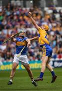 22 July 2017; Cian Dillon of Clare in action against John O'Dwyer of Tipperary during the GAA Hurling All-Ireland Senior Championship Quarter-Final match between Clare and Tipperary at Páirc Uí Chaoimh in Cork. Photo by Ray McManus/Sportsfile