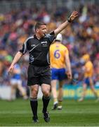 22 July 2017; Referee Colm Lyons during the GAA Hurling All-Ireland Senior Championship Quarter-Final match between Clare and Tipperary at Páirc Uí Chaoimh in Cork. Photo by Ray McManus/Sportsfile