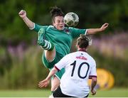 22 July 2017; Maggie Duncliffe of Cork City WFC in action against Lynsey McKey of Galway WFC during the Continental Tyres Women’s National League match between Cork City WFC and Galway WFC at Bishopstown Stadium in Co. Cork. Photo by Seb Daly/Sportsfile