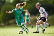 22 July 2017; Katie McCarthy of Cork City WFC in action against Lisa Casserly of Galway WFC during the Continental Tyres Women’s National League match between Cork City WFC and Galway WFC at Bishopstown Stadium in Co. Cork. Photo by Seb Daly/Sportsfile