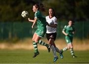 22 July 2017; Danielle Burke of Cork City WFC in action against Tessa Mullins of Galway WFC during the Continental Tyres Women’s National League match between Cork City WFC and Galway WFC at Bishopstown Stadium in Co. Cork. Photo by Seb Daly/Sportsfile
