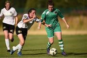 22 July 2017; Clare Shine of Cork City WFC in action against Chloe Singleton of Galway WFC during the Continental Tyres Women’s National League match between Cork City WFC and Galway WFC at Bishopstown Stadium in Co. Cork. Photo by Seb Daly/Sportsfile
