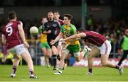 22 July 2017; Eoin McHugh of Donegal in action against Damien Comer of Galway during the GAA Football All-Ireland Senior Championship Round 4A match between Galway and Donegal at Markievicz Park in Co. Sligo. Photo by Oliver McVeigh/Sportsfile