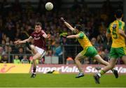 22 July 2017; Johnny Heaney of Galway in action against Mark McHugh of Donegal during the GAA Football All-Ireland Senior Championship Round 4A match between Galway and Donegal at Markievicz Park in Co. Sligo. Photo by Oliver McVeigh/Sportsfile