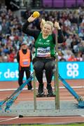 22 July 2017; Deirdre Mongan of Ireland competing in the Women's Shot Put, F53, Final during the 2017 Para Athletics World Championships at the Olympic Stadium in London. Photo by Luc Percival/Sportsfile