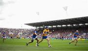 22 July 2017; Shane O'Donnell of Clare in action against James Barry of Tipperary during the GAA Hurling All-Ireland Senior Championship Quarter-Final match between Clare and Tipperary at Páirc Uí Chaoimh in Cork. Photo by Stephen McCarthy/Sportsfile