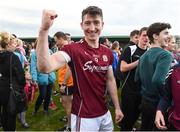 22 July 2017; Johnny Heaney of Galway celebrates after the GAA Football All-Ireland Senior Championship Round 4A match between Galway and Donegal at Markievicz Park in Co. Sligo. Photo by Oliver McVeigh/Sportsfile