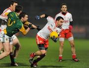 24 March 2012; Ryan McMenamin, Tyrone, in action against Cian Ward, Meath. Allianz Football League, Division 2, Round 6, Tyrone v Meath, Healy Park, Omagh, Co. Tyrone. Picture credit: Oliver McVeigh / SPORTSFILE