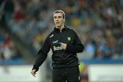 24 March 2012; The Donegal manager Jim McGuinness during the team warm up. Allianz Football League, Division 1, Round 6, Dublin v Donegal, Croke Park, Dublin. Picture credit: Ray McManus / SPORTSFILE