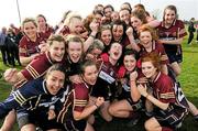 24 March 2012; Loreto, players celebrate after the final whistle. Tesco All-Ireland Post Primary Schools Senior A Final, Loreto, Omagh v Colaiste Ide agus Iosef, Limerick, Kinnegad, Co. Westmeath. Picture credit: Matt Browne / SPORTSFILE