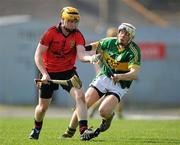 25 March 2012; Daniel Toner, Down, in action against Shane Nolan, Kerry. Allianz Hurling League Division 2, Round 4, Kerry v Down, Fitzgerald Stadium, Killarney, Co. Kerry. Picture credit: Brendan Moran / SPORTSFILE