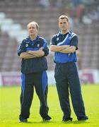 25 March 2012; Waterford manager Michael Ryan, left, with selector Ken McGrath, before the match. Allianz Hurling League Division 1A, Round 4, Galway v Waterford, Pearse Stadium, Galway. Picture credit: Brian Lawless / SPORTSFILE