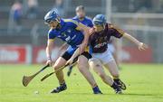 25 March 2012; Conor Cooney, Clare, in action against Rory Jacob, Wexford. Allianz Hurling League Division 1B, Round 4, Clare v Wexford, Cusack Park, Ennis. Picture credit: Diarmuid Greene / SPORTSFILE