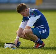 25 March 2012; The Monaghan goalkeeper Mark Keogh after the game. Allianz Football League, Division 2, Round 6, Monaghan v Galway, Pearse Park, Longford. Picture credit: Ray McManus / SPORTSFILE