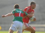 25 March 2012; Pearse O'Neill, Cork, in action against Shane McHale, Mayo. Allianz Football League Division 1, Round 6, Mayo v Cork, McHale Park, Castlebar, Co. Mayo. Picture credit: Pat Murphy / SPORTSFILE