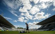 23 July 2017; William Fahy lines the pitch ahead of the GAA Hurling All-Ireland Senior Championship Quarter-Final match between Wexford and Waterford at Páirc Uí Chaoimh in Cork. Photo by Cody Glenn/Sportsfile