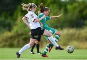 22 July 2017; Evelyn Daly of Cork City WFC in action against Lisa Casserly of Galway WFC during the Continental Tyres Women’s National League match between Cork City WFC and Galway WFC at Bishopstown Stadium in Co. Cork. Photo by Seb Daly/Sportsfile