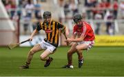 23 July 2017; Shane Hegarty of Cork in action against Sean Carey of Kilkenny during the GAA Hurling All-Ireland Intermediate Championship Final match between Cork and Kilkenny at Páirc Uí Chaoimh in Co Cork. Photo by Ray McManus/Sportsfile