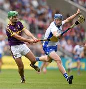 23 July 2017; Shaun Murphy of Wexford in action against Austin Gleeson of Waterford during the GAA Hurling All-Ireland Senior Championship Quarter-Final match between Wexford and Waterford at Páirc Uí Chaoimh in Cork. Photo by Cody Glenn/Sportsfile