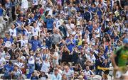 23 July 2017; Waterford supporters, in the main stand, celebrate after Kevin Moran of Waterford had hit the back of the net to score a goal in the 37th minute during the GAA Hurling All-Ireland Senior Championship Quarter-Final match between Wexford and Waterford at Páirc Uí Chaoimh in Cork. Photo by Ray McManus/Sportsfile