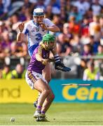 23 July 2017; Stephen Bennett of Waterford in action against Shaun Murphy of Wexford during the GAA Hurling All-Ireland Senior Championship Quarter-Final match between Wexford and Waterford at Páirc Uí Chaoimh in Cork. Photo by Stephen McCarthy/Sportsfile