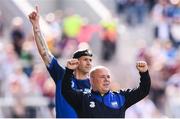23 July 2017; Waterford manager Derek McGrath and selector Dan Shanahan celebrate a late point during the GAA Hurling All-Ireland Senior Championship Quarter-Final match between Wexford and Waterford at Páirc Uí Chaoimh in Cork. Photo by Stephen McCarthy/Sportsfile