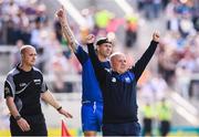 23 July 2017; Waterford manager Derek McGrath and selector Dan Shanahan celebrate a late point during the GAA Hurling All-Ireland Senior Championship Quarter-Final match between Wexford and Waterford at Páirc Uí Chaoimh in Cork. Photo by Stephen McCarthy/Sportsfile