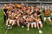 23 July 2017; Members of the Kilkenny team celebrate after the GAA Hurling All-Ireland Intermediate Championship Final match between Cork and Kilkenny at Páirc Uí Chaoimh in Cork. Photo by Ray McManus/Sportsfile