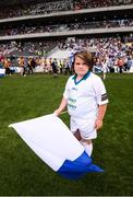 23 July 2017; Littlewoods Ireland Flagbearer Sadhbh O'Brien at the GAA Hurling All-Ireland Senior Championship Quarter-Final match between Wexford and Waterford at Páirc Uí Chaoimh in Co Cork. Photo by Stephen McCarthy/Sportsfile