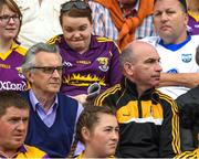 23 July 2017; Racehorse trainer Jim Bolger and former Kilkenny All-Star DJ Carey during the GAA Hurling All-Ireland Senior Championship Quarter-Final match between Wexford and Waterford at Páirc Uí Chaoimh in Cork. Photo by Ray McManus/Sportsfile