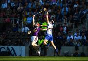 23 July 2017; Diarmuid O'Keeffe of Wexford in action against Darragh Fives of Waterford during the GAA Hurling All-Ireland Senior Championship Quarter-Final match between Wexford and Waterford at Páirc Uí Chaoimh in Cork. Photo by Ray McManus/Sportsfile