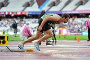 23 July 2017; Paul Keogan of Ireland competing in the Men's 400m, T37, Final during the 2017 Para Athletics World Championships at the Olympic Stadium in London. Photo by Luc Percival/Sportsfile