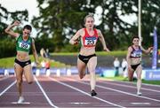 23 July 2017; Amy Foster of City of Lisburn AC, Co. Down, on her way to winning the Women's 100m during the Irish Life Health National Senior Track & Field Championships – Day 2 at Morton Stadium in Santry, Co. Dublin. Photo by Sam Barnes/Sportsfile
