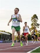 23 July 2017; Sean Tobin, Clonmel AC, Co. Tipperary, on his way to winning the Men's 1500m event, during the Irish Life Health National Senior Track & Field Championships – Day 2 at Morton Stadium in Santry, Co. Dublin. Photo by Tomás Greally/Sportsfile